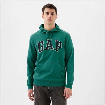 GAP French Terry Pullover Logo Hoodie Jade Stone 868460-00