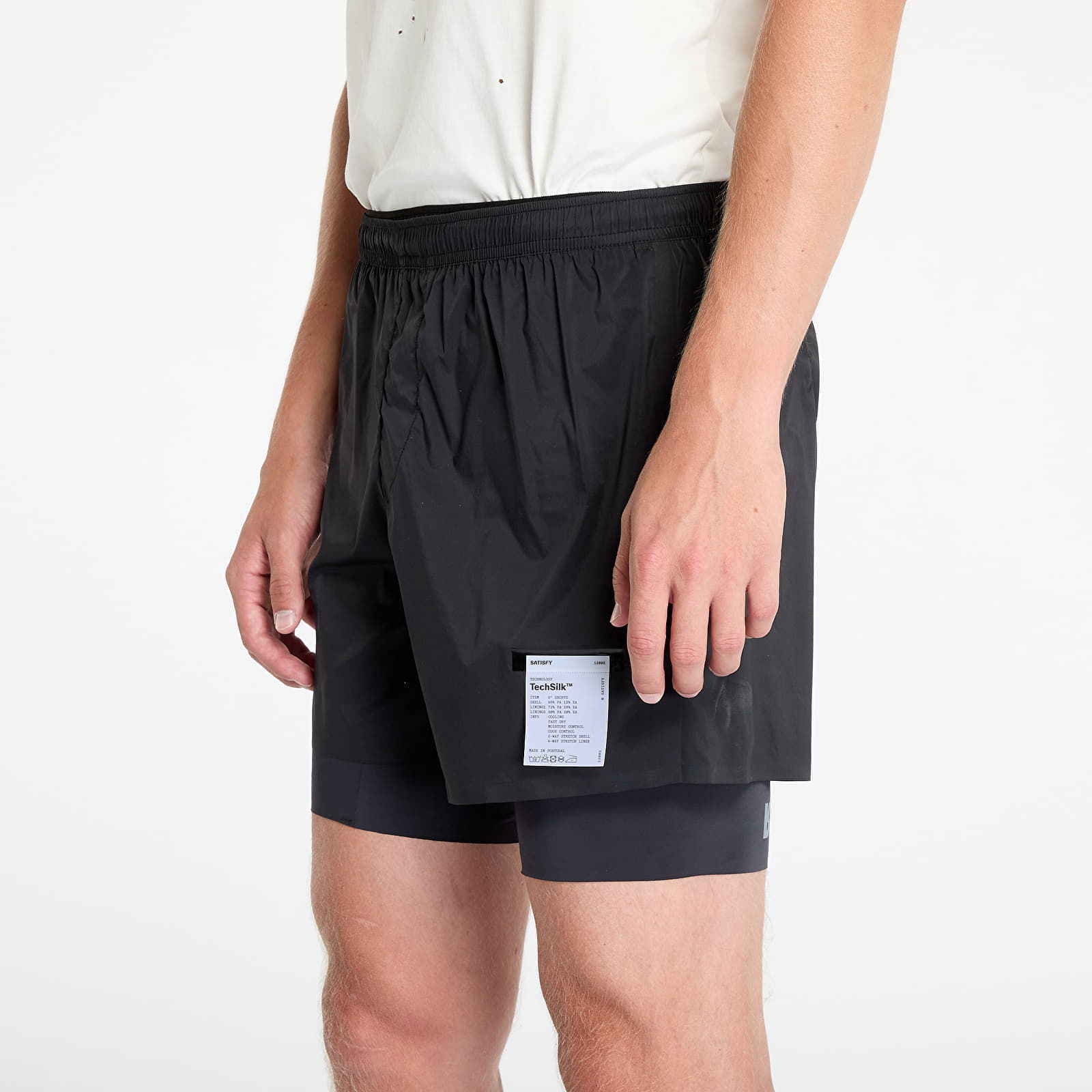 TechSilk 8 Shorts UNISEX Black