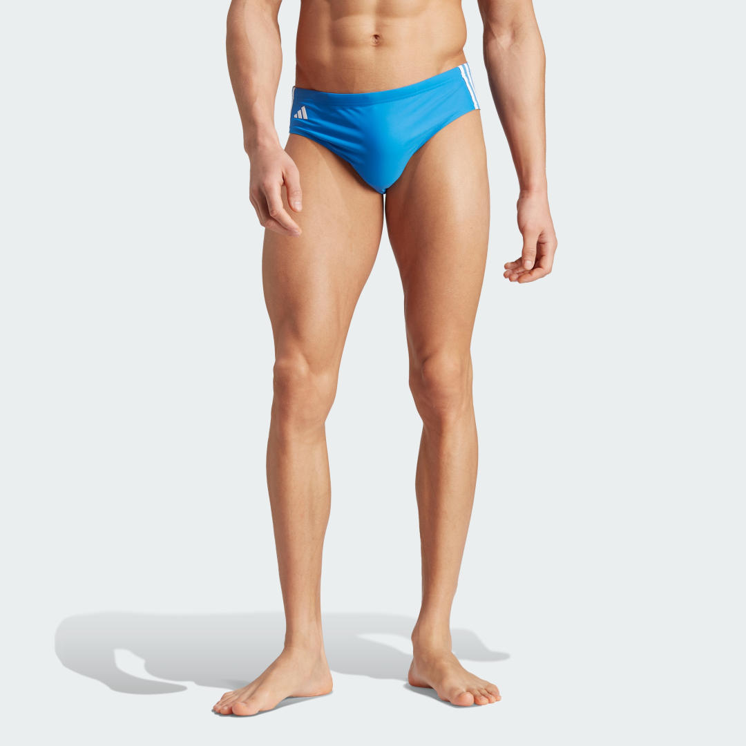 Plavky adidas Originals Classic 3-Stripes Swim Trunk Modrá | IM1058, 0