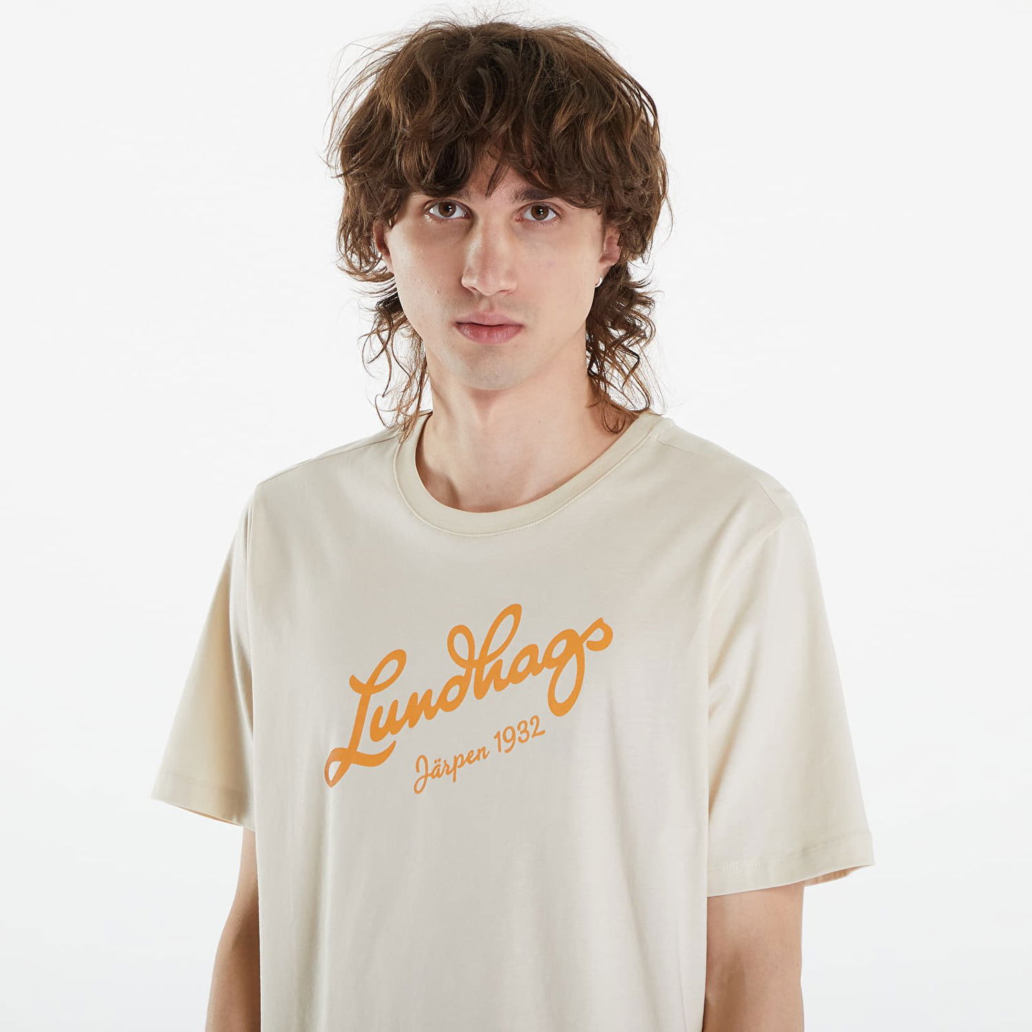 Tričko Lundhags Lundhags Jarpen Logo T-Shirt Béžová | 44317-24-00300, 1
