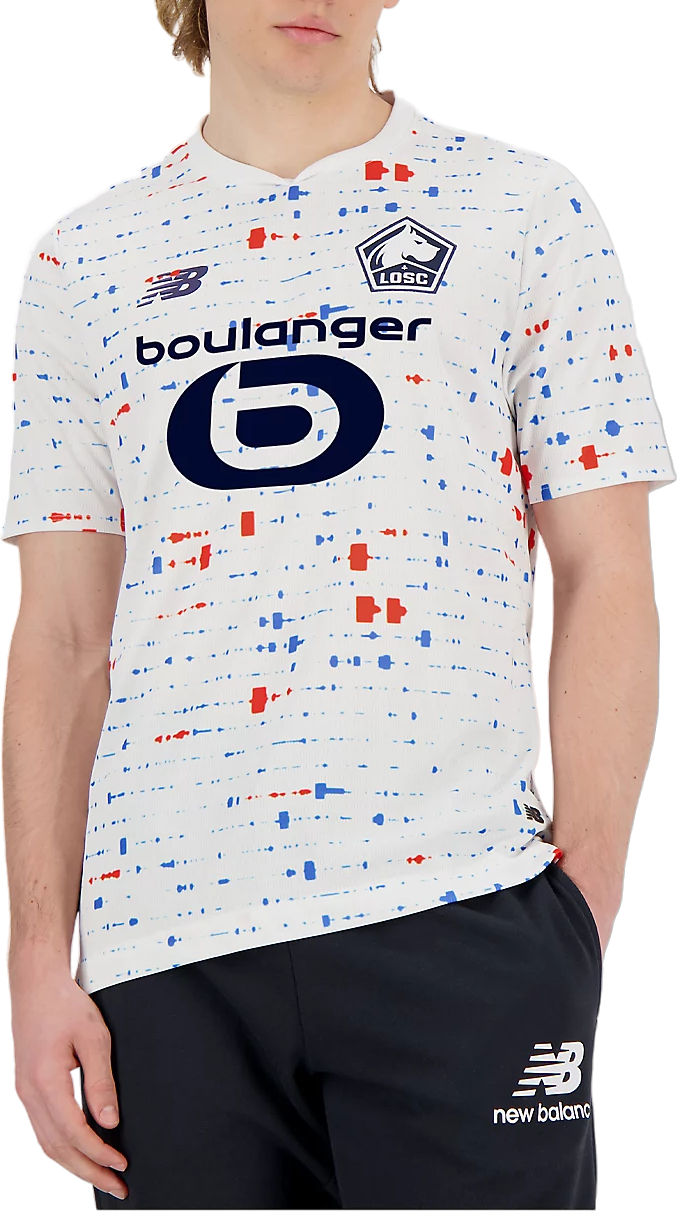 Dres New Balance LOSC Lille Away 2023/24 Jersey Biela | mt230253-awy, 0