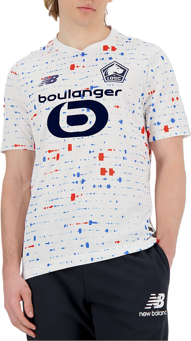 Dres New Balance LOSC Lille Away 2023/24 Jersey Biela | mt230253-awy, 0