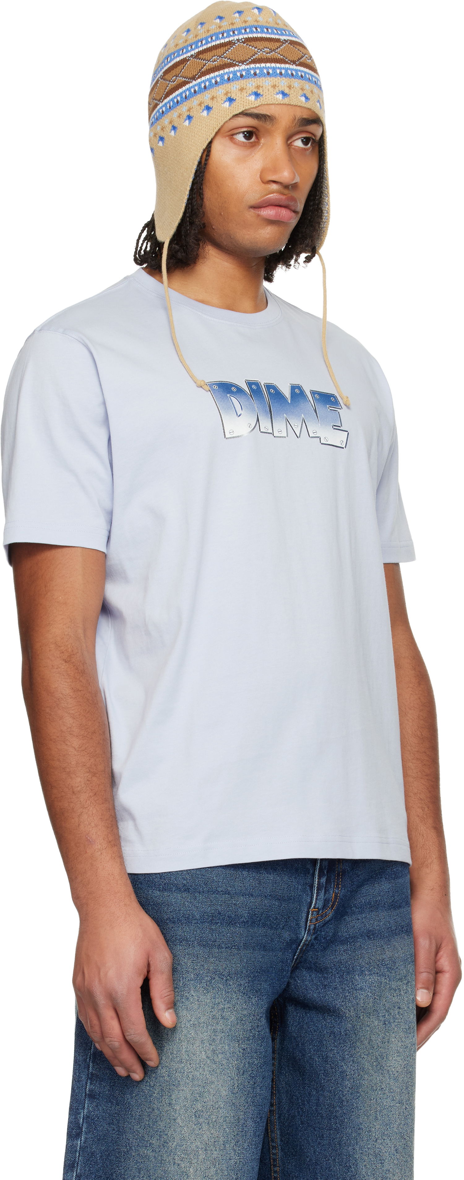 Tričko Dime Heavy Graphic T-shirt Modrá | DIMEHO2572LAV, 1