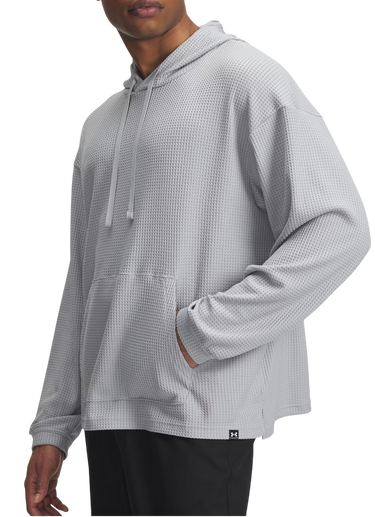 Mikina Under Armour Rival Waffle Hoodie Šedá | 1383108-011, 0