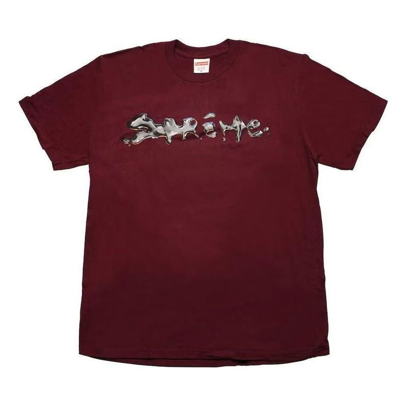 Tričko Supreme Liquid Tee FW18 Supreme Vínová | SUP-FW18-010B