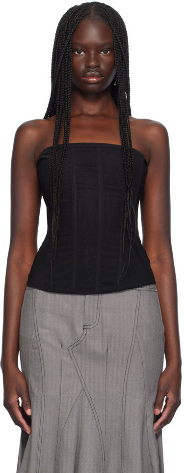 Tielko Miaou Miaou Libra Corset Top Čierna | 7063PM3BLK, 0