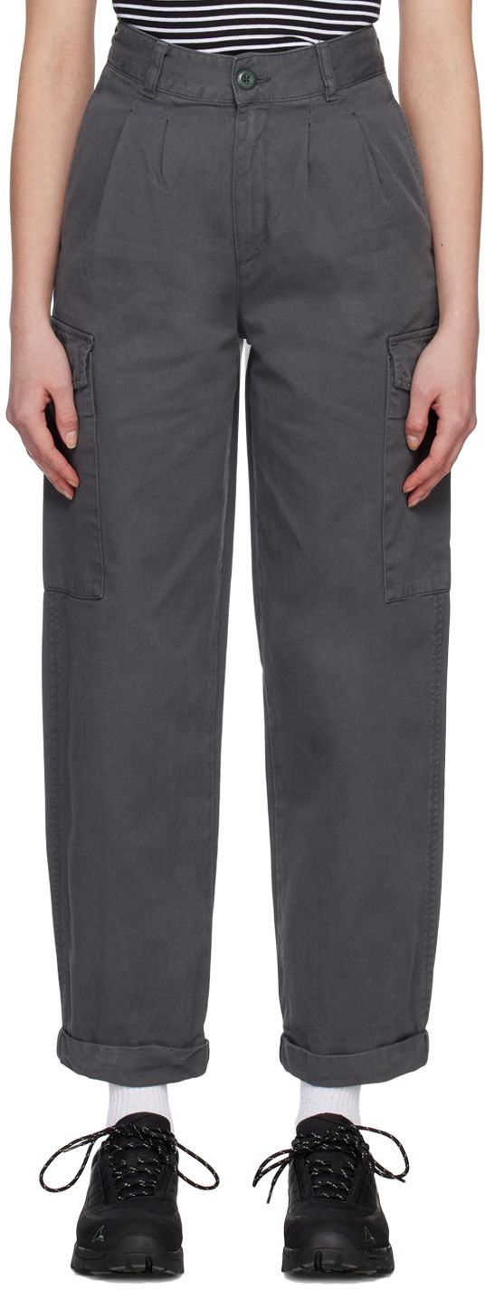 Cargo nohavice Carhartt WIP Collins Relaxed Fit Cargo Pants Šedá | I029789, 0