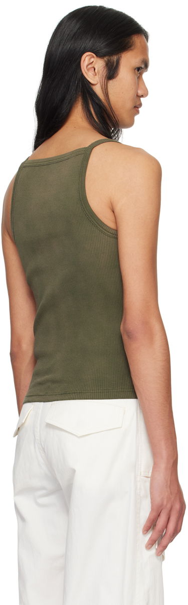 Tielko Dion Lee Pocket Ribbed Tank Top Zelené | C3165PS24, 2