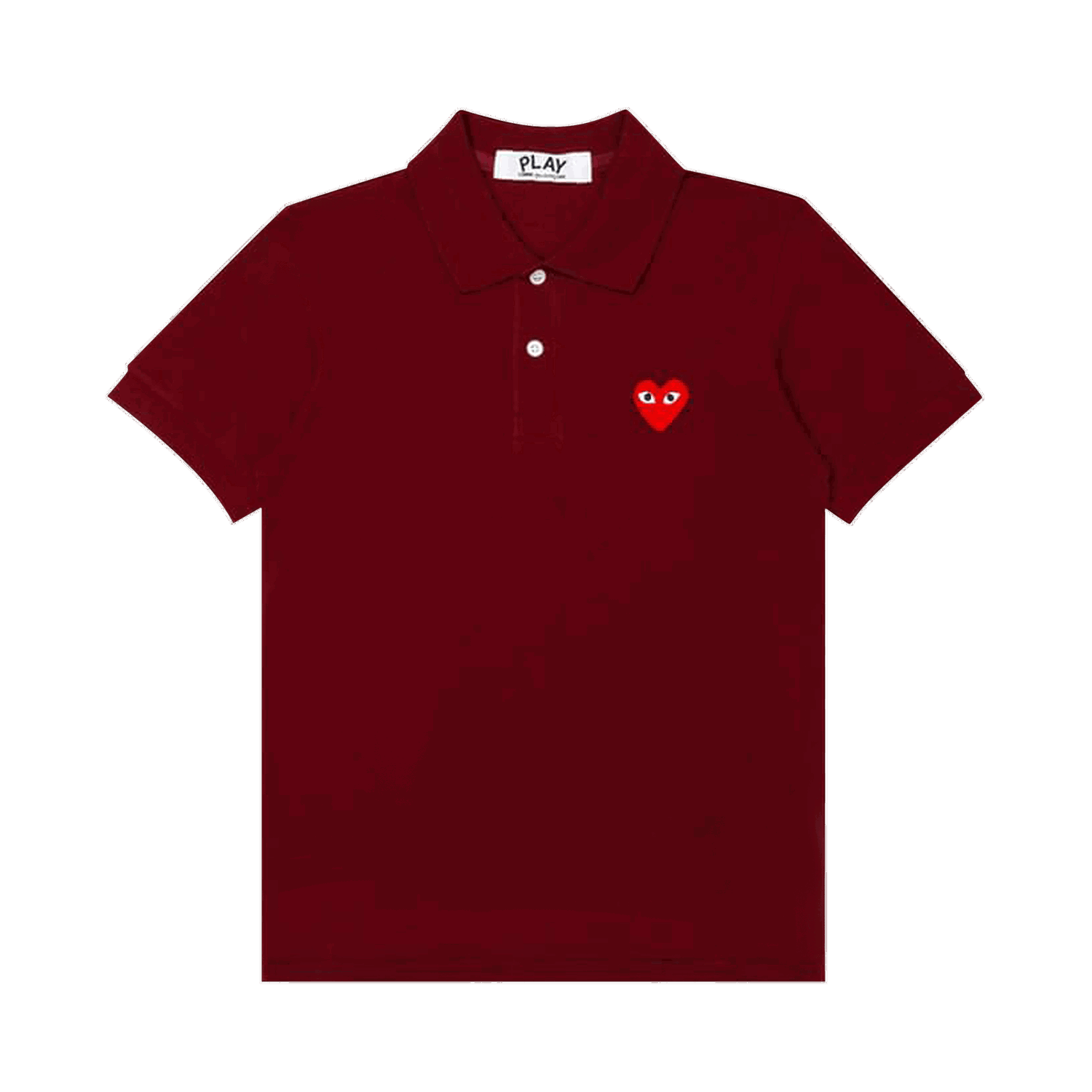 Polo tričko Comme des Garçons PLAY Red Heart Polo Shirt Vínová | AZ T005 051 3, 0