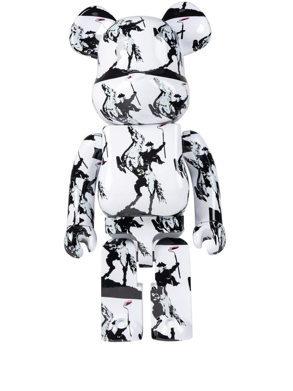 Zberateľské Medicom Toy Brandalism Highwayman Be@rbrick collectible 1000% - White Čierna | MEDI006619105220, 0