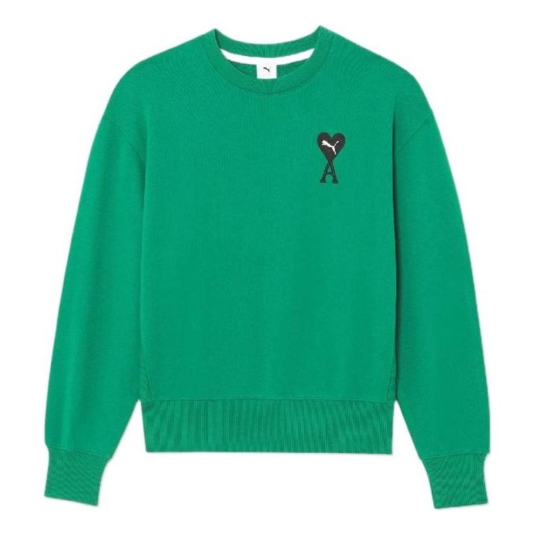 Sveter Puma Crew Neck Sweatshirt Zelené | 534111-96, 0