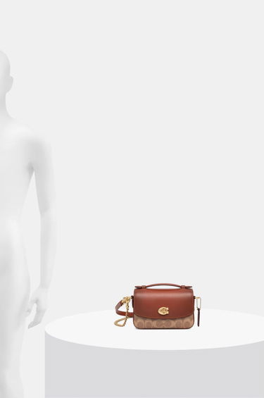 Taška cez rameno Coach Cassie Shoulder Bag Hnedá | CW566, 5