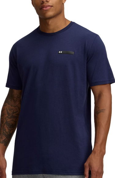 Tričko Under Armour Under Armour Strip Logo Short Sleeve T-Shirt Navy | 1390203-410, 0