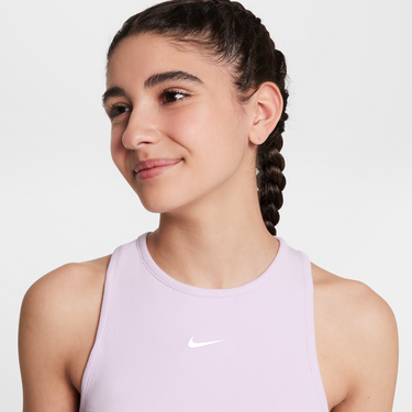Tielko Nike Nike Sportswear Ribbed Crop Tank Top Fialová | FZ5551-537, 2