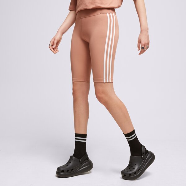 Šortky adidas Originals Adicolor Classics High-Waisted Short Tights Hnedá | IB7413, 0