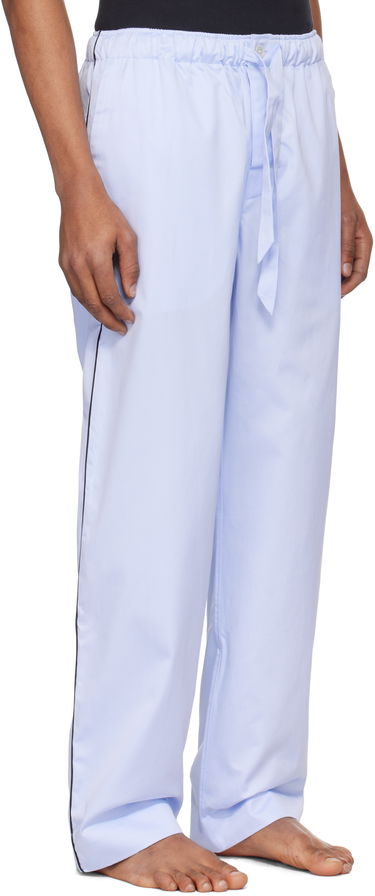 Pyžamo TEKLA Sateen Pyjama Pants Modrá | SWP-BLU, 1