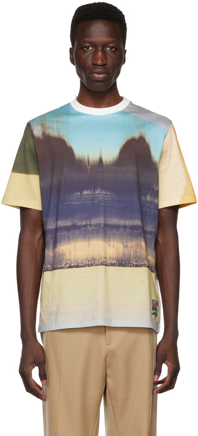 Tričko Paul Smith Paul Smith Abstract Print T-Shirt Rôznofarebný | M1R-919T-KP3664-01, 0