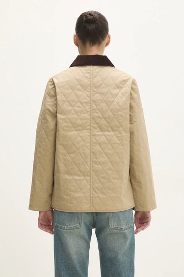 Bunda Sporty & Rich Sporty & Rich Vendome Quilted Jacket Béžová | OW008512205BE01, 2