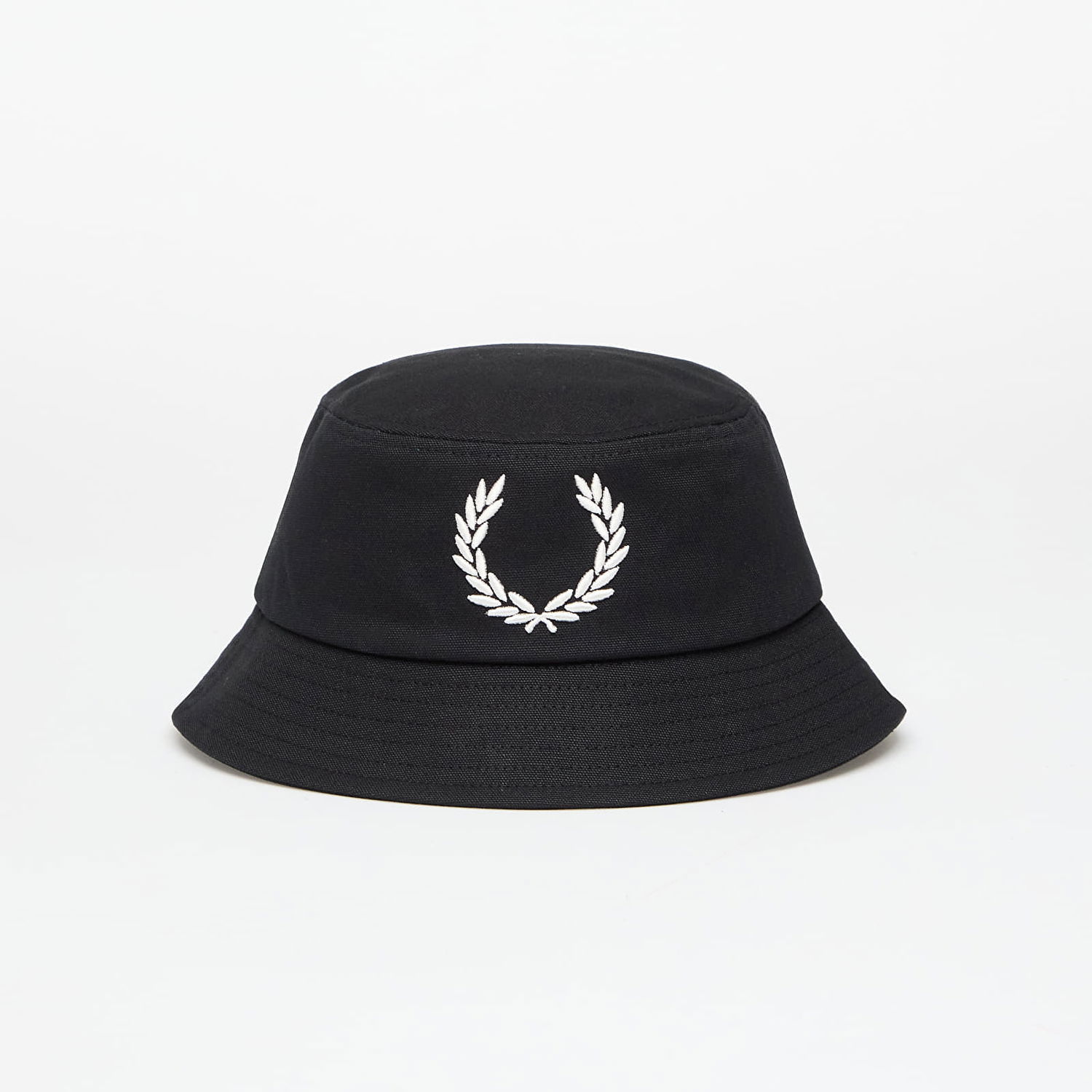 Klobúk Fred Perry Fred Perry Bold Branding Canvas Bucket Hat Čierna | HW1295 843, 0