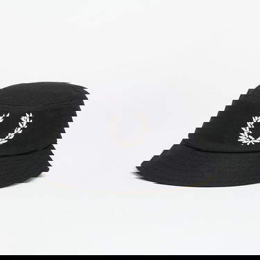 Klobúk Fred Perry Fred Perry Bold Branding Canvas Bucket Hat Čierna | HW1295 843, 0