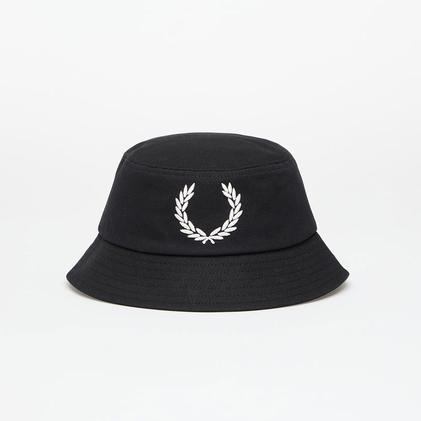 Klobúk Fred Perry Fred Perry Bold Branding Canvas Bucket Hat Čierna | HW1295 843