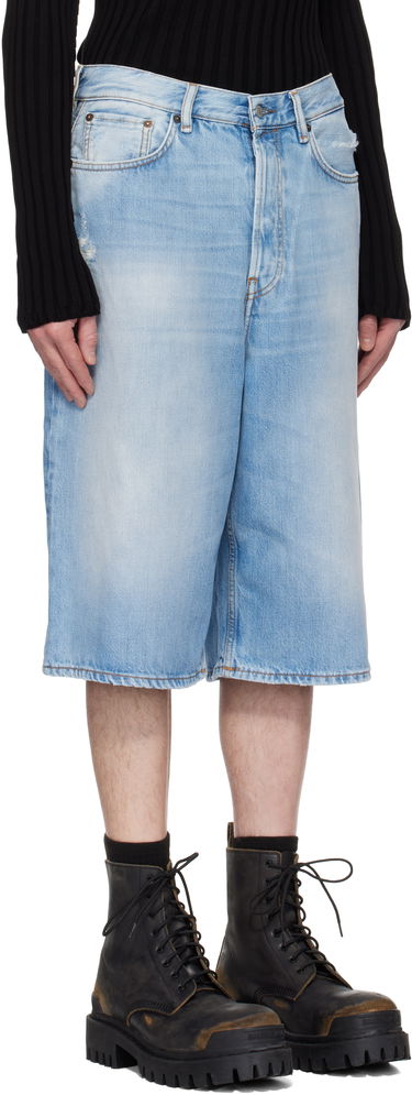 Šortky Acne Studios Acne Studios Loose Fit Denim Shorts Modrá | BE0162-, 1
