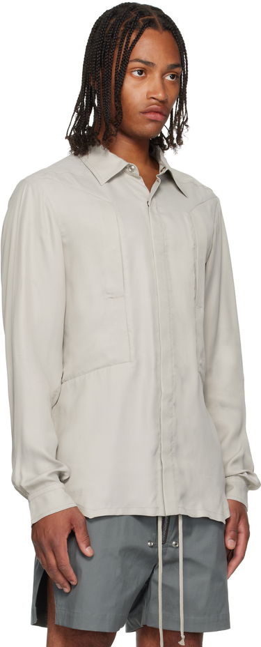 Košeľa Rick Owens Rick Owens Concordians Fogpocket Shirt Béžová | RU02E1237 HSCH, 1