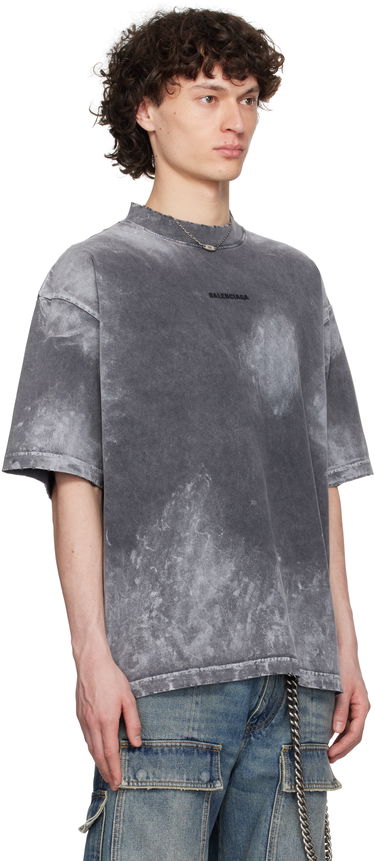 Tričko Balenciaga Balenciaga Medium Fit T-Shirt Šedá | 764235TRVI8, 1