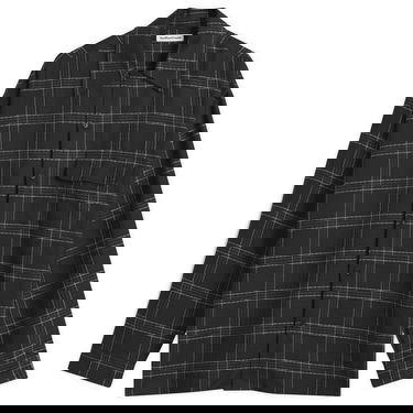 Košeľa YMC Wray Checked Shirt, Size X-Small Čierna | Q2ZAJ-01, 1