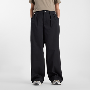 Nohavice New Balance Wide Leg Pleated Trousers Čierna | NBWP51538BK, 0