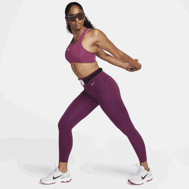 Legíny Nike Universa Medium-Support High-Waisted 7/8 Leggings with Pockets Fialová | DQ5897-610, 2