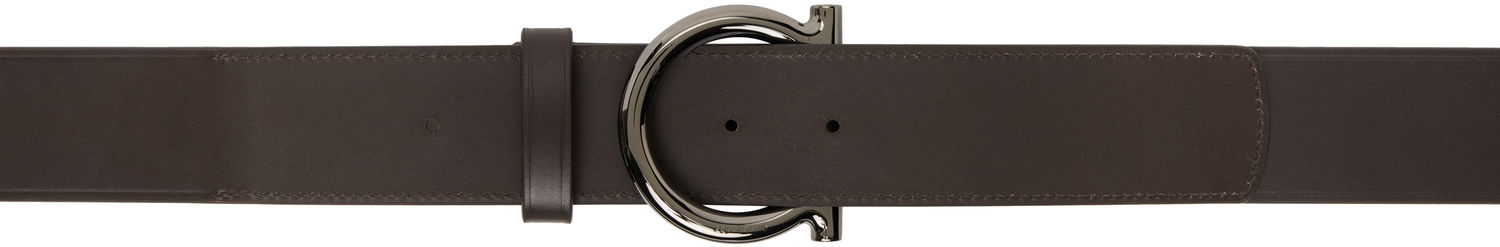 Opasok FERRAGAMO Salvatore Ferragamo Fixed Gancini Belt Hnedá | 780248, 0