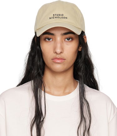 Šiltovka Studio Nicholson Studio Nicholson Logo Cap Béžová | CAP SNM - 1168, 0