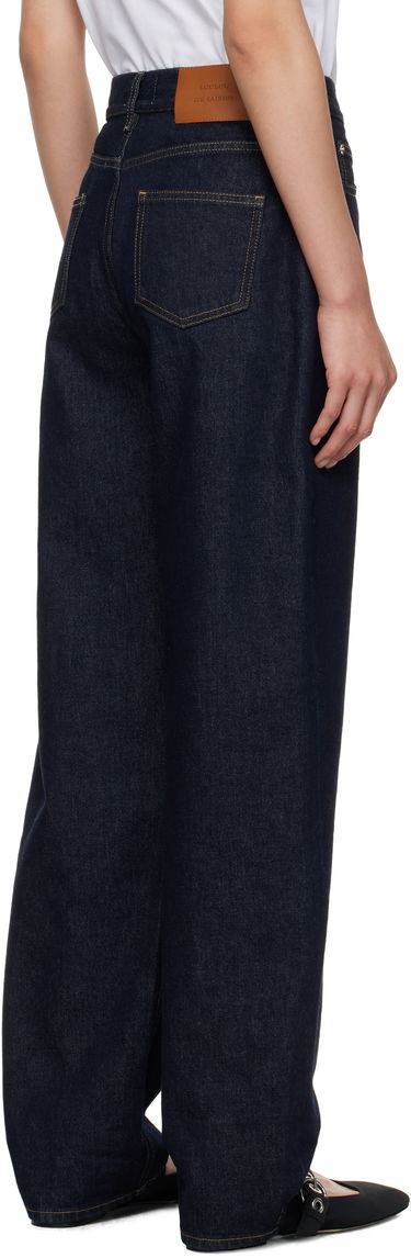 Džínsy Loulou de Saison Loulou de Saison Samur Straight-Leg Jeans Modrá | SAMUR LDS, 2