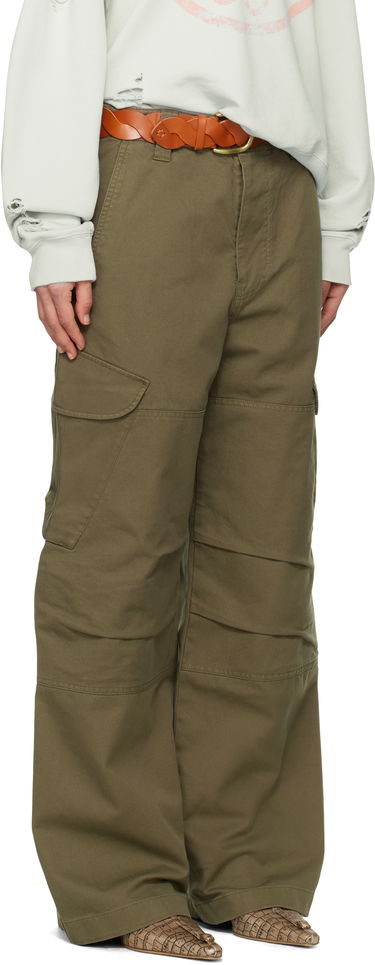 Cargo nohavice Acne Studios Acne Studios Organic Cotton Cargo Pants Zelené | BK0660-, 4