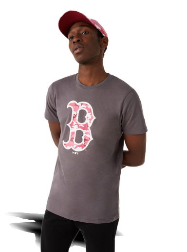 Tričko New Era Mlb Camo Boston Red Sox Šedá | 12720169