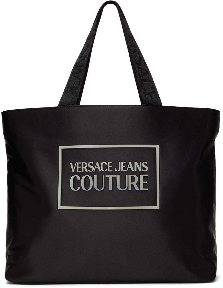 Tote bag Versace Black Gummy Logo Tote Čierna | E72VA4BH3EZS294, 0