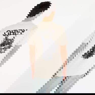 Tričko OBEY Doberman Classic T-Shirt Béžová | 165264249-CRM, 2