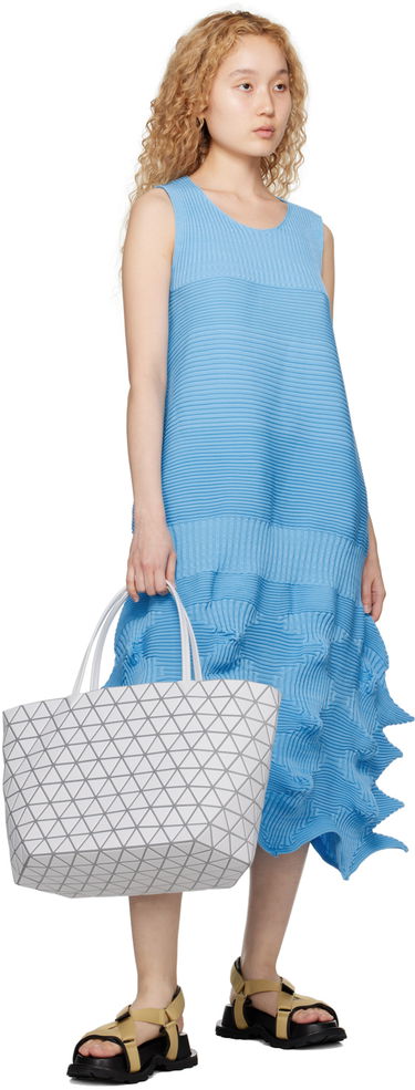 Tote bag BAO BAO ISSEY MIYAKE Geometric Pattern Matte Tote Bag Biela | BB36AG352, 3