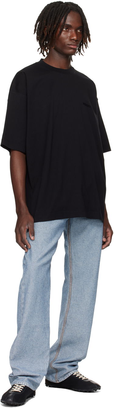 Tričko VETEMENTS Logo Oversized T-shirt Čierna | UH76TR100B, 3