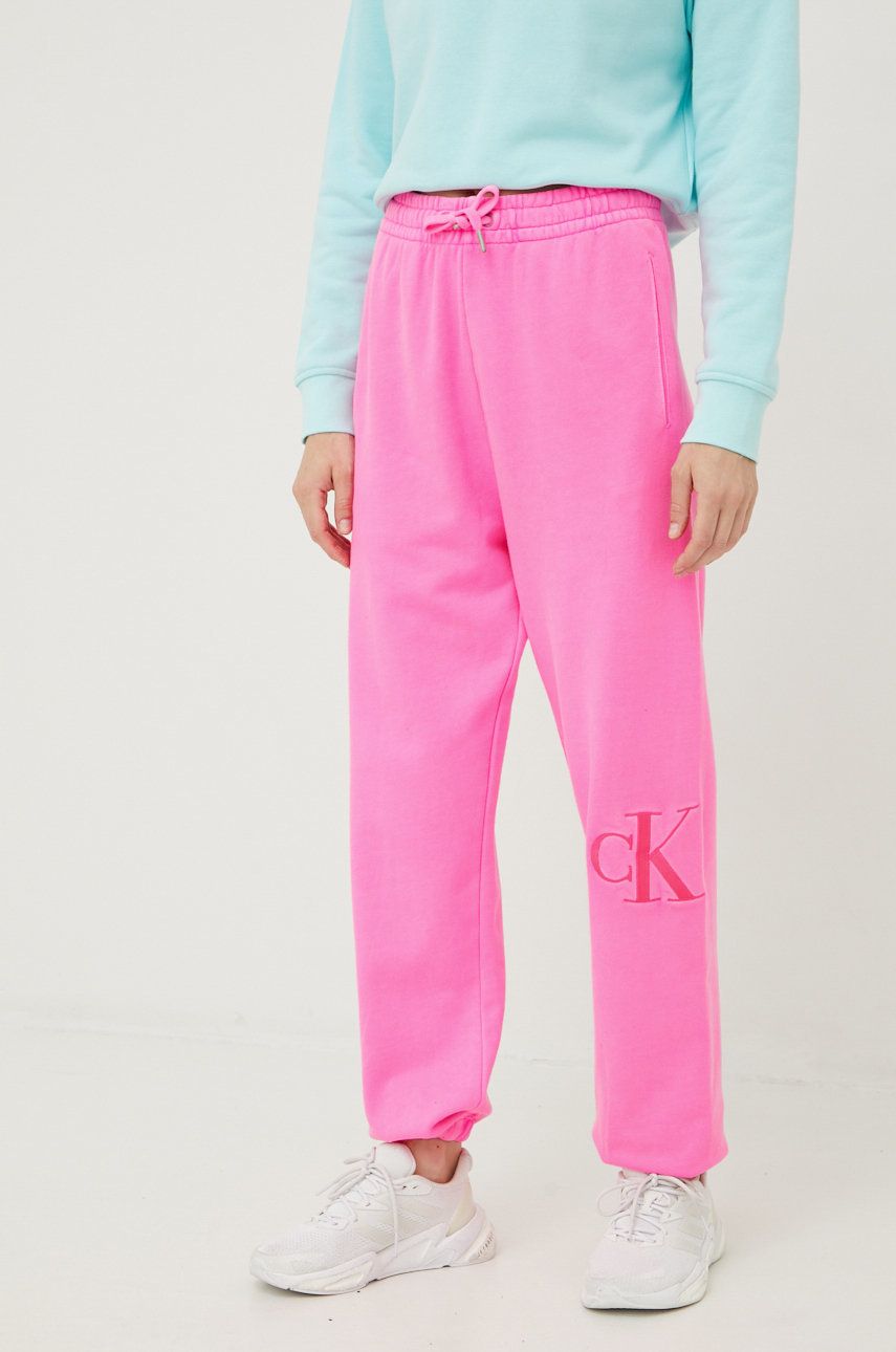 Tepláky CALVIN KLEIN Sweatpants Ružová | J20J218974.9BYY, 0