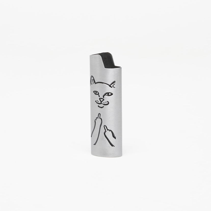 Gadget RIPNDIP Lord Nermal Lighter Cover Silver Metalická | RNDSPR24264