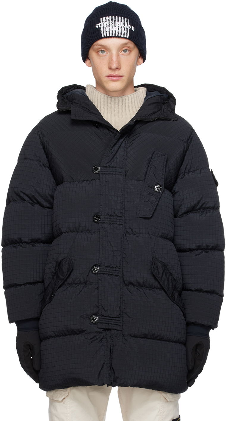 Bunda Stone Island Macro Down Čierna | 791571432, 0