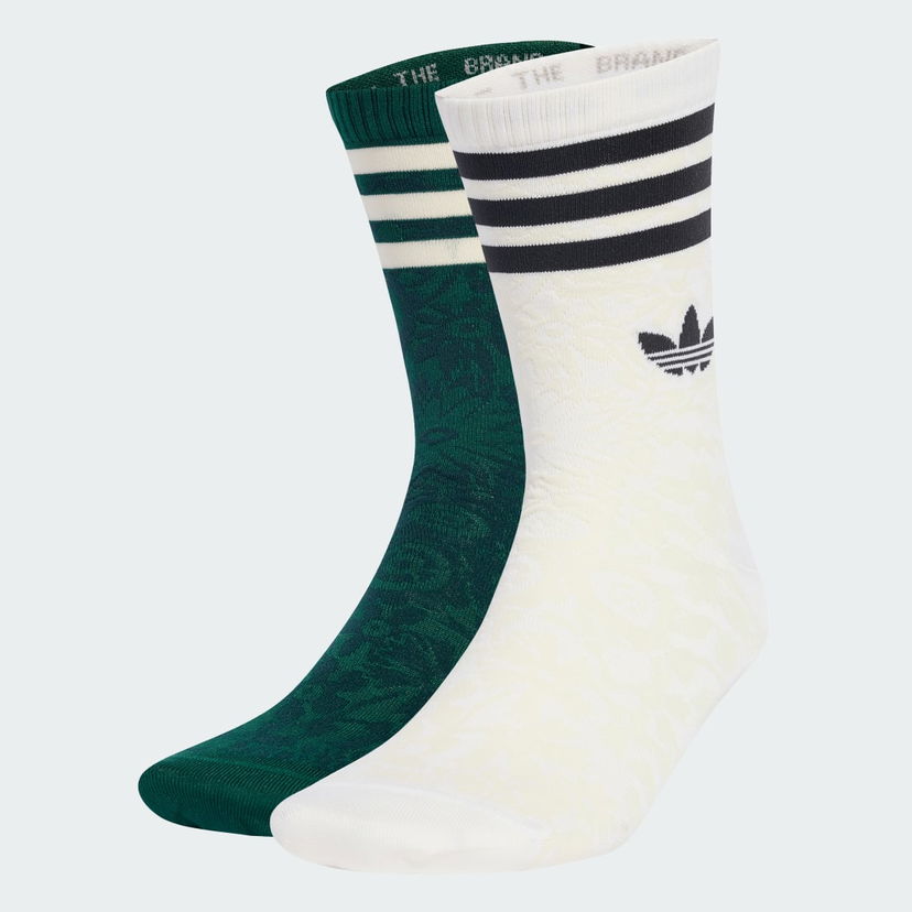 Ponožky adidas Originals Originals x Liberty London Crew Socks - 2 Pairs Biela | JV7853