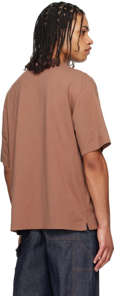 Tričko MAISON KITSUNÉ Maison Kitsuné Speedy Fox Print Oversize T-Shirt Hnedá | OM00109KJ0008, 2