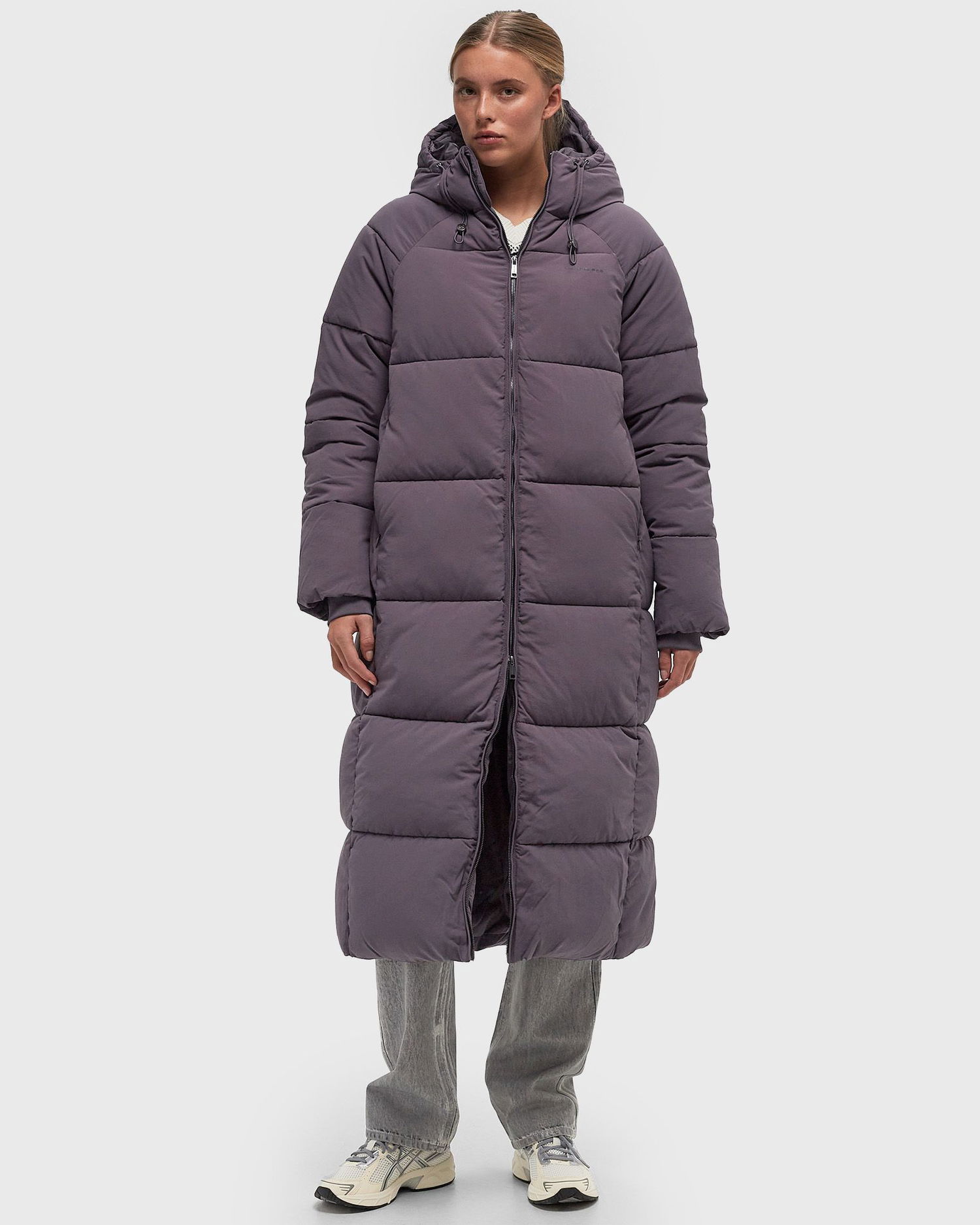 Parka DAILY PAPER Relaxed Long Puffer Jacket Fialová | 2422080, 1