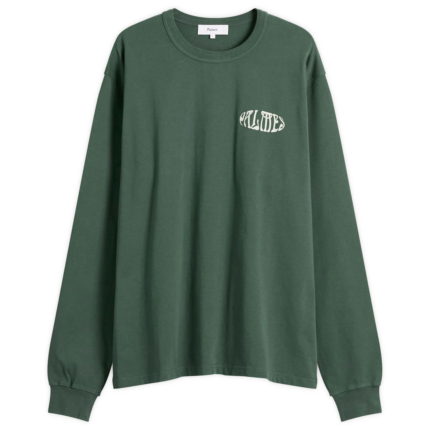 Tričko Palmes Angels Long Sleeve T-Shirt Zelené | P15-0034-777, 1