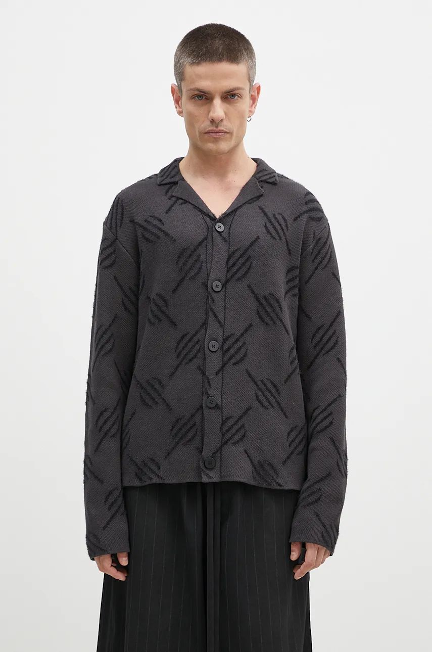 Sveter DAILY PAPER Kirabo Monogram Cardigan Čierna | 2421031, 0