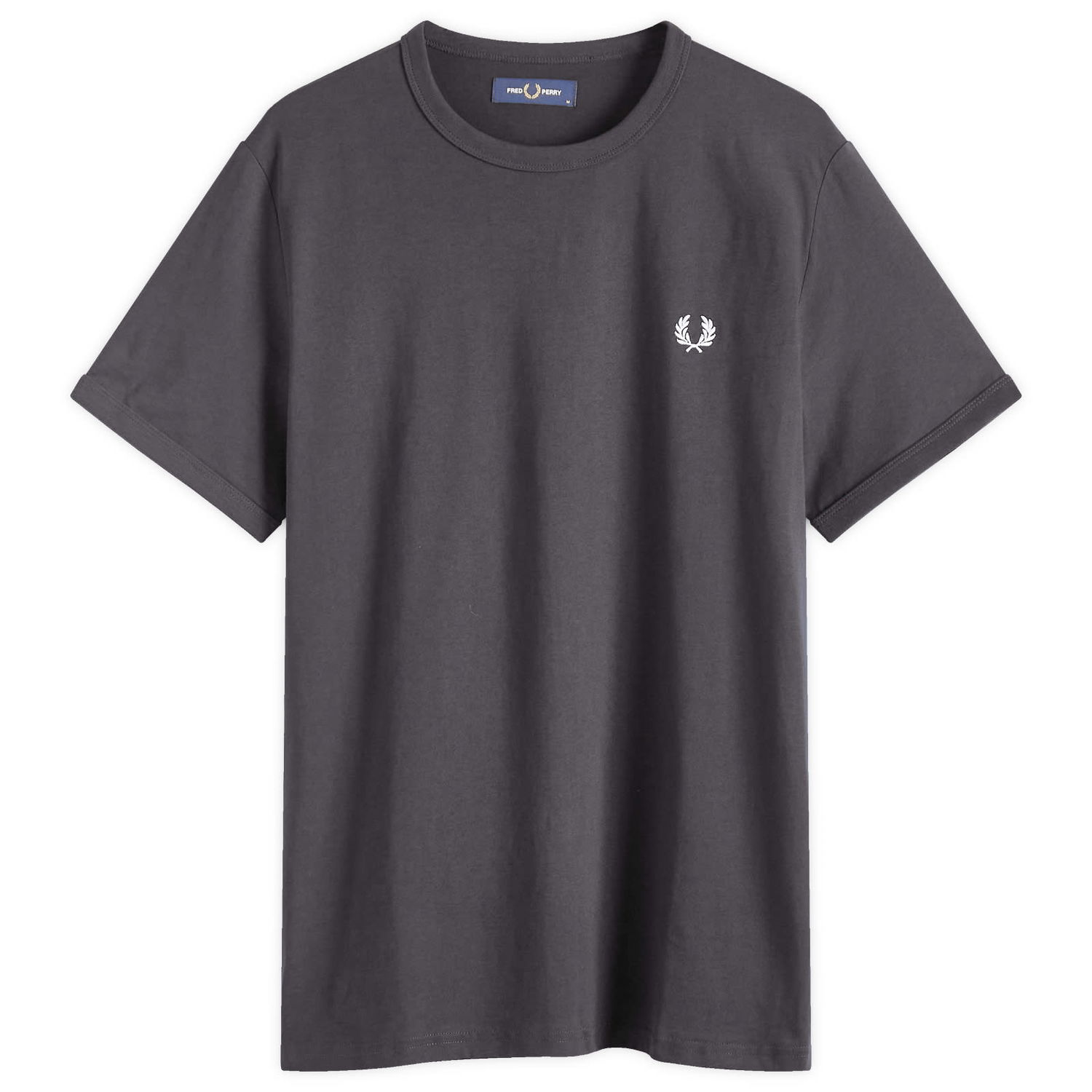 Tričko Fred Perry Fred Perry Ringer T-Shirt, Size Large Šedá | M3519-Y93, 1