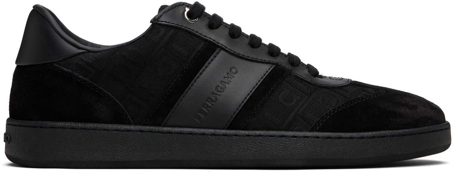Oblečenie FERRAGAMO Ferragamo Signature Low-Top Čierna | 779044, 0